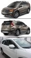 Clip-on Type Smoke Tinted Window Visor W Compatible With Fits For 2012-2016 Honda Crv Cr-v