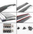 Clip-on Type Smoke Tinted Window Visor W Compatible With Fits For 2012-2016 Honda Crv Cr-v