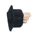 E Supporta 25mm Car Boat Round Dot Blue Led Light Rocker Toggle Switch 12v 25a Dash Board On Off Pack Of 5 