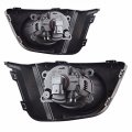 Clear Lens Fog Light Lamps Honda Fit Compatible With 2015-2016 W Wiring Kit Pair Bumper Replacement