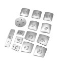 Inner Door Power Window Switch Button Trim For Benz W212 W246 W166 X166 X204 Silver Abs Chrome Stickers E Class C Glk Cla Gla 