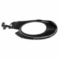 Ho1039123 Front Fog Light Trim Compatible With Honda Civic 2014-2015 Passenger Right Side Smooth Black