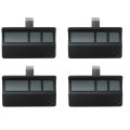 4x Garage Door Opener Remote For Security 315 Mhz Purple Learn Button Openers 2005-2014 Compatible With Chamberlain 41a6318 