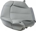 Secosautoparts Driver Passenger Bottom Foam Cushion Replacement Leather Seat Cover Gray Compatible With Chevy Silverado 1500