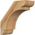 Ekena Millwork Brc04x10oly00rwr 4 W X 10 D 10 H Olympic Rough Sawn Knee Brace Western Red Cedar 