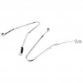 Akozon Saddle Bag Mount Brackets Left Right Motorcycle Saddlebags Bar Support Fit For Porsche T100 900 Si Er