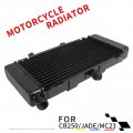 Hunter-bike Motorcycle Radiator Water Tank Aluminum Engine Cooler Compatible With Honda Jade250 Cb250 Cb 250 1997-2008