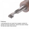 Uxcell Micro Pcb Drill Bit Set 1 8 Shank 2 8mm Solid Tungsten Carbide Cnc Engraving Print Circuit Board Bits Rotary Tool 10pcs