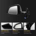 Dasbecan Side Rear View Mirror For 2020-2024 Tesla Model Y Anti-glare Glass With Memory Power Heated Left Driver Folding