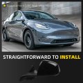 Dasbecan Side Rear View Mirror For 2020-2024 Tesla Model Y Anti-glare Glass With Memory Power Heated Left Driver Folding