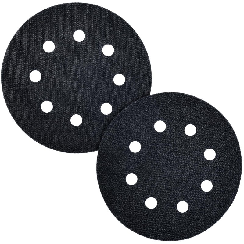 2 Pack 5 In 8 Hole Hook And Loop Pad Saver For Random Orbital Sanders Multi Backing Protector Abrasive Net Heavy Duty
