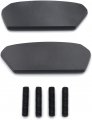 Classic Black Mirror Block Off Base Plates For 2017-2021 Suzuk Gsx-r 1000 P N Mt222-019a-nologo-bk 