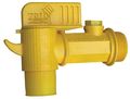 Vestil Jdft Plastic Manual Handle Jumbo Drum Faucet Fits 2 Openings 