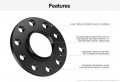 12mm 0 5 Inch Hubcentric Wheel Spacers 5x120 72 6mm Black Lug Bolts 14x1 25 Cone Seat Compatible With Bmw F10 F30 228i 235i