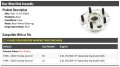 Rear Wheel Bearing Hub Assembly For 1998-2002 Honda Accord 3 0l V6 J30a1 Fi Naturally Aspirated Gas