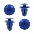 Uxcell 84pcs 10mm Hole Blue Car Truck Fender Bumper Trim Plastic Rivets Fastener Clips