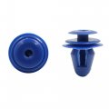 Uxcell 84pcs 10mm Hole Blue Car Truck Fender Bumper Trim Plastic Rivets Fastener Clips