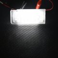 Tt Led License Plate Lights Rear Tag Oem Replacement Number Lamp Assembly For Aud 8n 1999-2006 Xenon White Light Bulbs