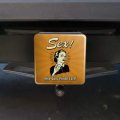 Nice Guys Finish Last Funny Retro Tow Trailer Hitch Cover Plug Insert For 2 In Receivers Black Abs Plastic With Uv Resistant