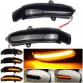 Hacreyatu Car Left Right Rearview Side Mirror Turn Signal Led Repeater Light Lamp For Mercedes Benz C Class W203 S203 Cl203