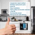 Hqrp 2-pack Universal Premium Braided Stainless Steel Refrigerators Ice Makers Hoses With 1 4 Comp By Connection 6-foot Burst