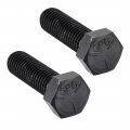 Uxcell 1 2 -13 X 1-3 4 Hex Head Screw Bolts Fastener Grade 5 Unc Carbon Steel Black 2pcs