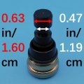 Tuzliufi 4 Front Suspension Lower And Upper Ball Joint Compatible With Polaris Ranger Xp 900 Xp900 Utv 2013 2014 2015 2016 2017