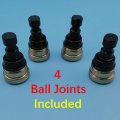 Tuzliufi 4 Front Suspension Lower And Upper Ball Joint Compatible With Polaris Ranger Xp 900 Xp900 Utv 2013 2014 2015 2016 2017