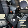 Dog Paw Style Center Console Cover For Jeep Wrangler Jl Jlu 2018 2019 2020 2021 Armrest Pad Protector Cushion With Keyhole