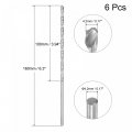 Uxcell Hss High Speed Steel Extra Long Twist Drill Bits 4 2mm Diameter 160mm Length For Hardened Metal Woodwork Plastic