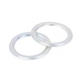 10pcs M18 Silver Tone Car Oil Drain Plug Gaskets Replacement For Toyota 12157-10010 