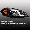 G-plus Led Drl Headlights W O Bulbs Compatible With 2006-2007 Chevy Monte Carlo 2006-2013 Impala 2014-2016 Limited Bumper