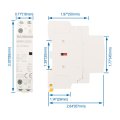 Baomain Ac Contactor Bmr1-25 24v 25a 2 Pole 2nc Normally Closed Circuit Control 35mm Din Rail Hc1-25 0omain Ac Contactor