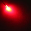 Aexit 100 Pcs Lighting Fixtures And Controls Dc 2 0-2 2v 20ma Bright Led Lamps 3mm Dia Red Light Emitting Diodes