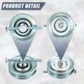 X Autohaux Car Pulley Tensioner Serpentine Belt Idler Grooved For Mitsubishi Montero Sport 1997-2004 Mighty Max 1990-1994