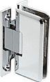 C R Laurence Pet037bn Crl Brushed Nickel Petite 037 Series Wall Mount Full Back Plate Hinge 