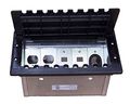 Large In-floor Five-gang Electrical Box With Cover