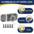 Keyless Combination Cabinet Lock 2 17 X 1 5 Inch Zinc Alloy 3-digit Door Latch Locks For Office Drawer Kitchen Wooden Furniture
