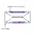 Stephen F Austin State University Sfa Lumberjacks Ladyjacks Metal License Plate Frame For Front Or Back Of Car Officially