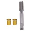 10pcs X 25 Thread Inserts M12x1 Kit 1 Tap For Gasoline Engines Generators Stainless Steel And High Speed Repair Tools