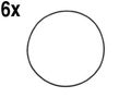 Porsche 89-98 Cylinder Base Seal X1 To Engine Case 