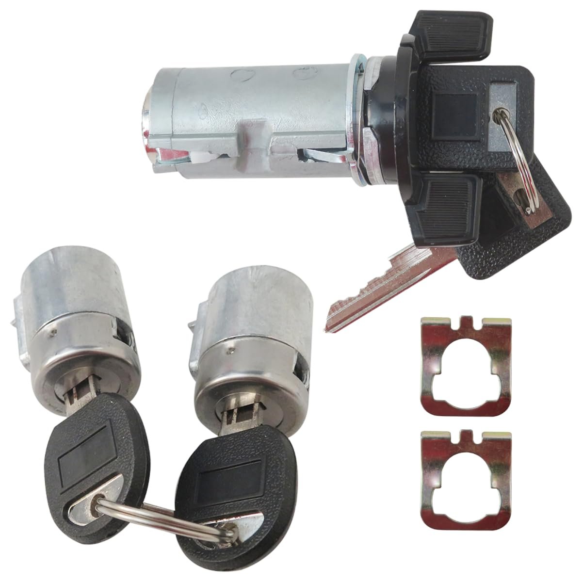Ignition Key Switch Cylinder Set 701400 700843 Lock Kit Fit For Chevrolet C3500 Cheyenne Cab Chassis 2-door 7 4l 454cu In V8