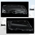 Front Headlight Lens Cover Pair For Bmw E46 3 Series 2 Door 1998 To 2002 Clear Polycarbonate Shell 63126904297 63128377278