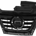 Ni1200244 3pcs Factory Style Front Bumper Grill Grilles Assembly With Chrome Moulding Compatible Nissan Juke 2011-2014 Matte