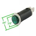 Green Indicator Light 5 8 Diameter 3 Lens Sold Each Compatible With Dune Buggy