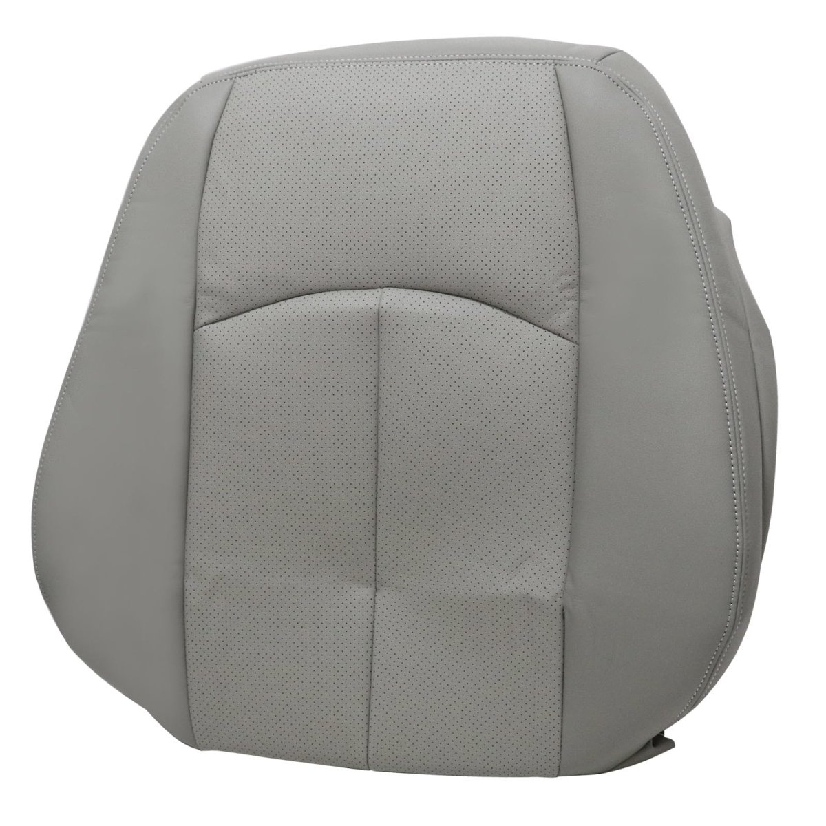 Secos Gray Perforated Driver Side Bottom Top Microfiber Leather Replacement Seat Covers For Mercedes Benz E63 E280 E300 E320