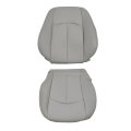 Secos Gray Perforated Driver Side Bottom Top Microfiber Leather Replacement Seat Covers For Mercedes Benz E63 E280 E300 E320 