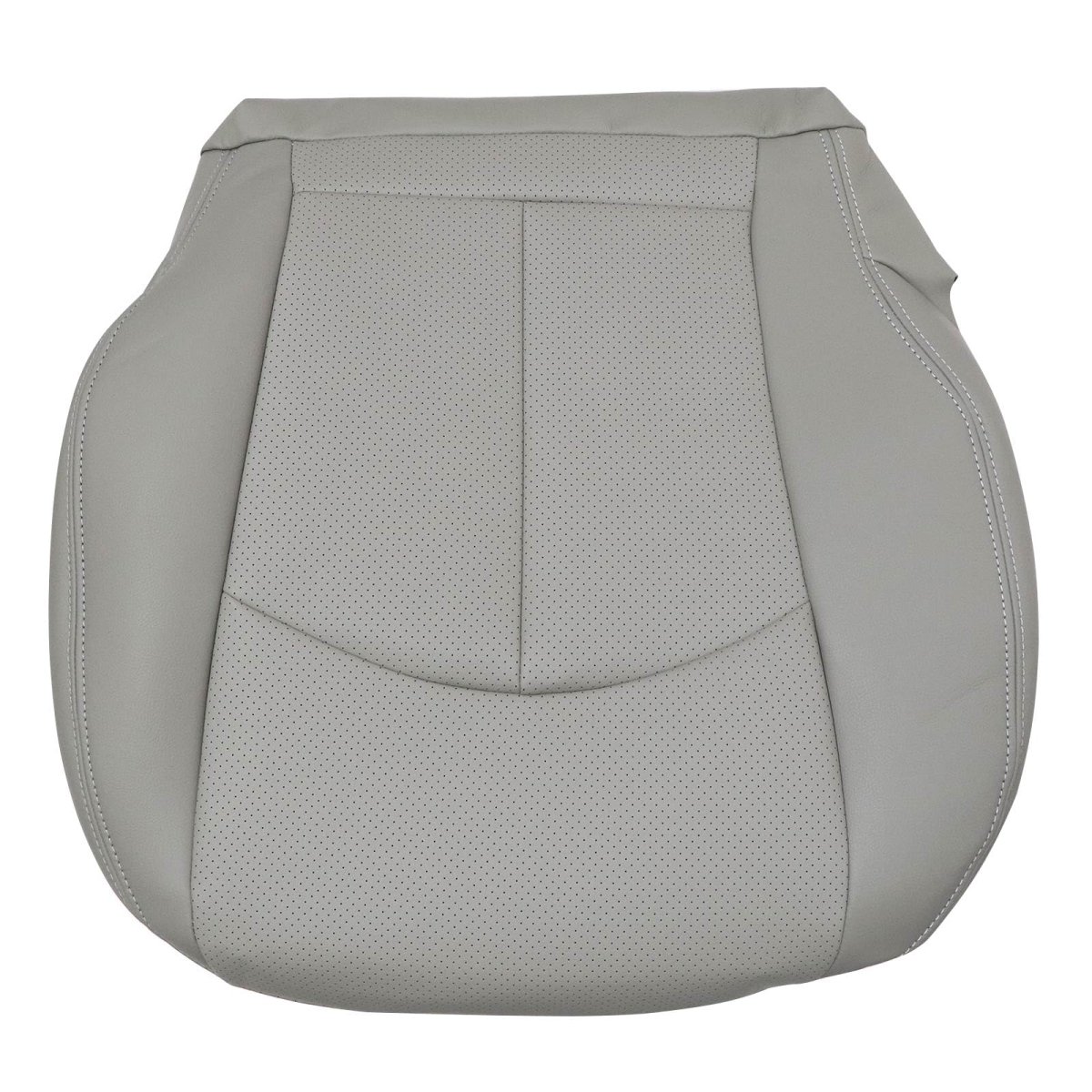 Secos Gray Perforated Driver Side Bottom Top Microfiber Leather Replacement Seat Covers For Mercedes Benz E63 E280 E300 E320