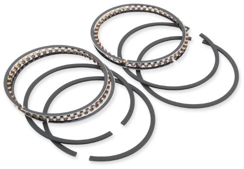 Piston Ring Set For H D Motorcycles 060in Oversize Cast 1200cc Chrome Top With Taper Face Second And Spiral Oil Rings