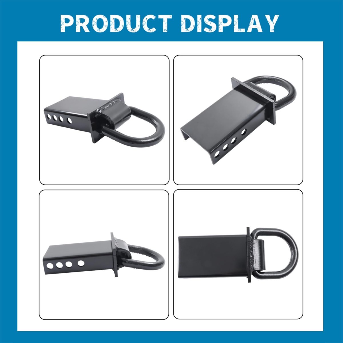 Stake Pocket D Ring 1 2 In Hook 5400lbs Load Limit For Utility Trailers And Flatbed Trucks Pack